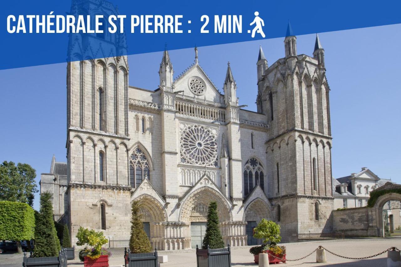 Studio Simplicien *Cosy* Plein Centre Ville De Poitiers *Tv* Wifi *Cafe* Exterior photo