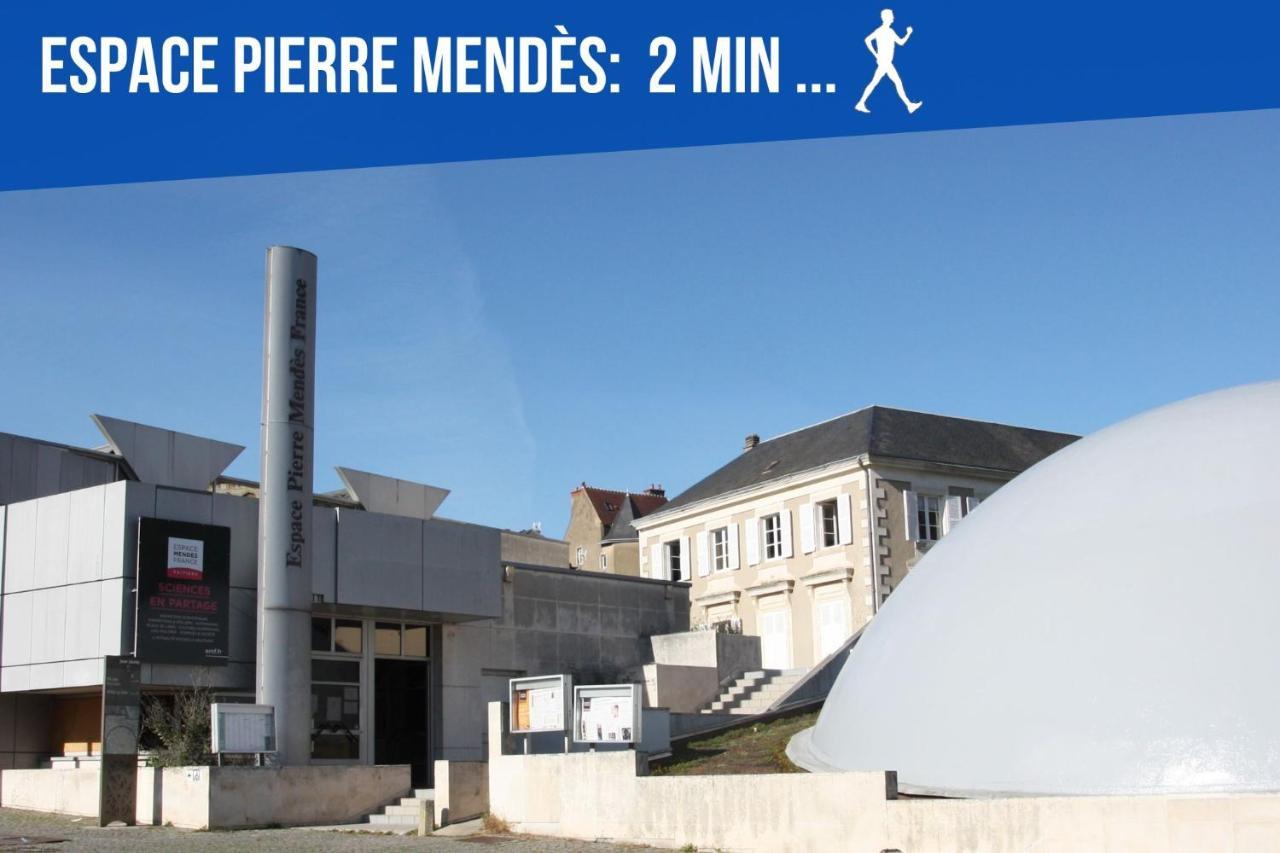 Studio Simplicien *Cosy* Plein Centre Ville De Poitiers *Tv* Wifi *Cafe* Exterior photo